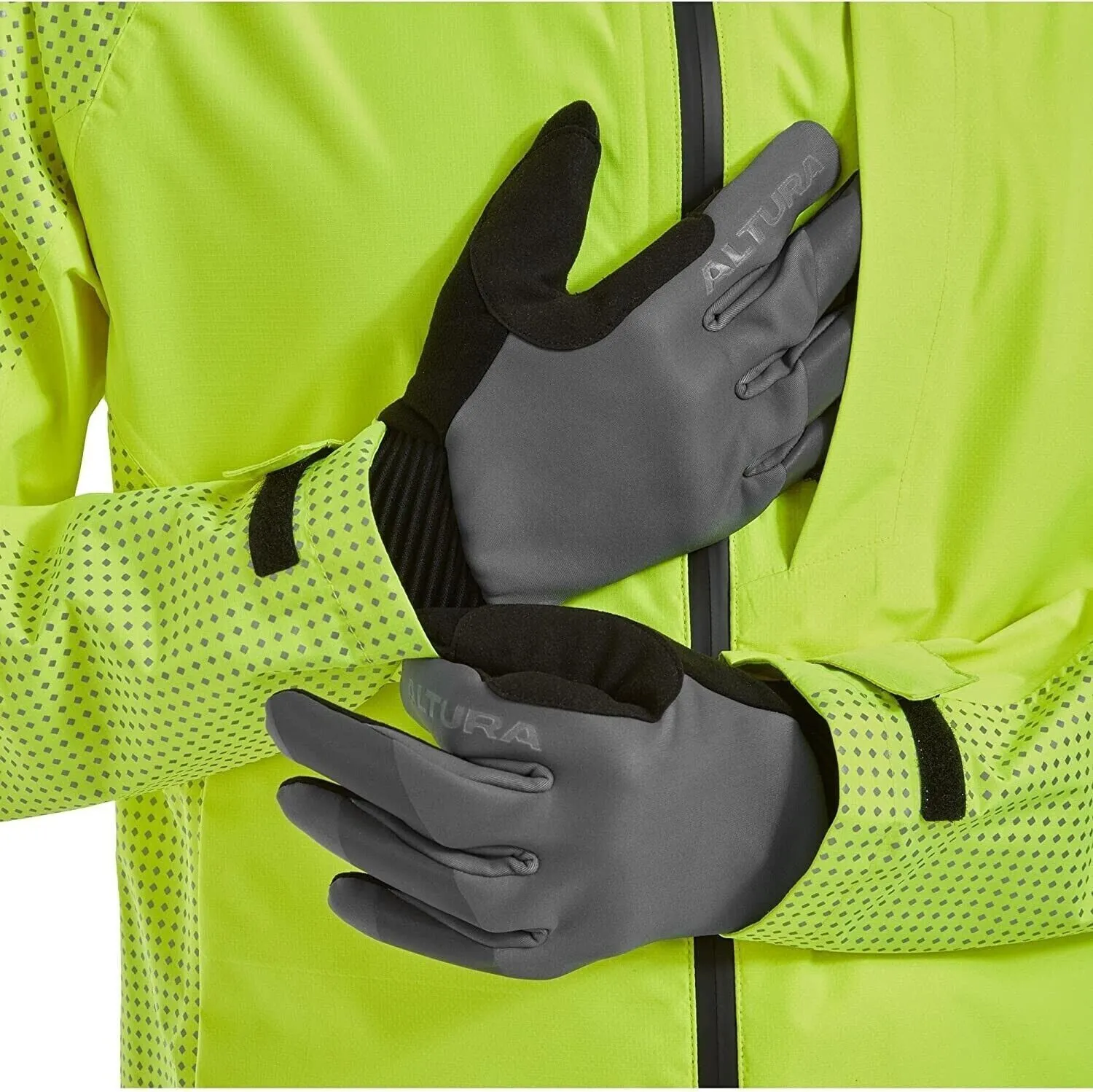 Altura Nightvision Unisex Windproof Cycling Gloves - Grey