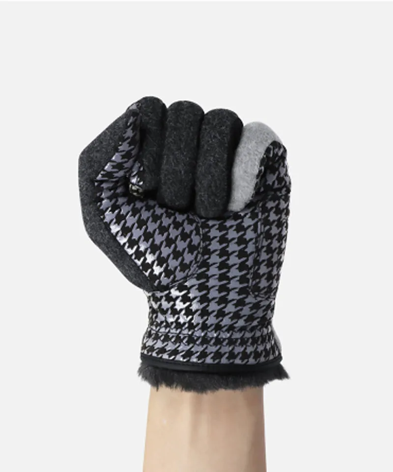 HENZZLE GOLF Hands Plus Winter Golf Gloves for Men - Black