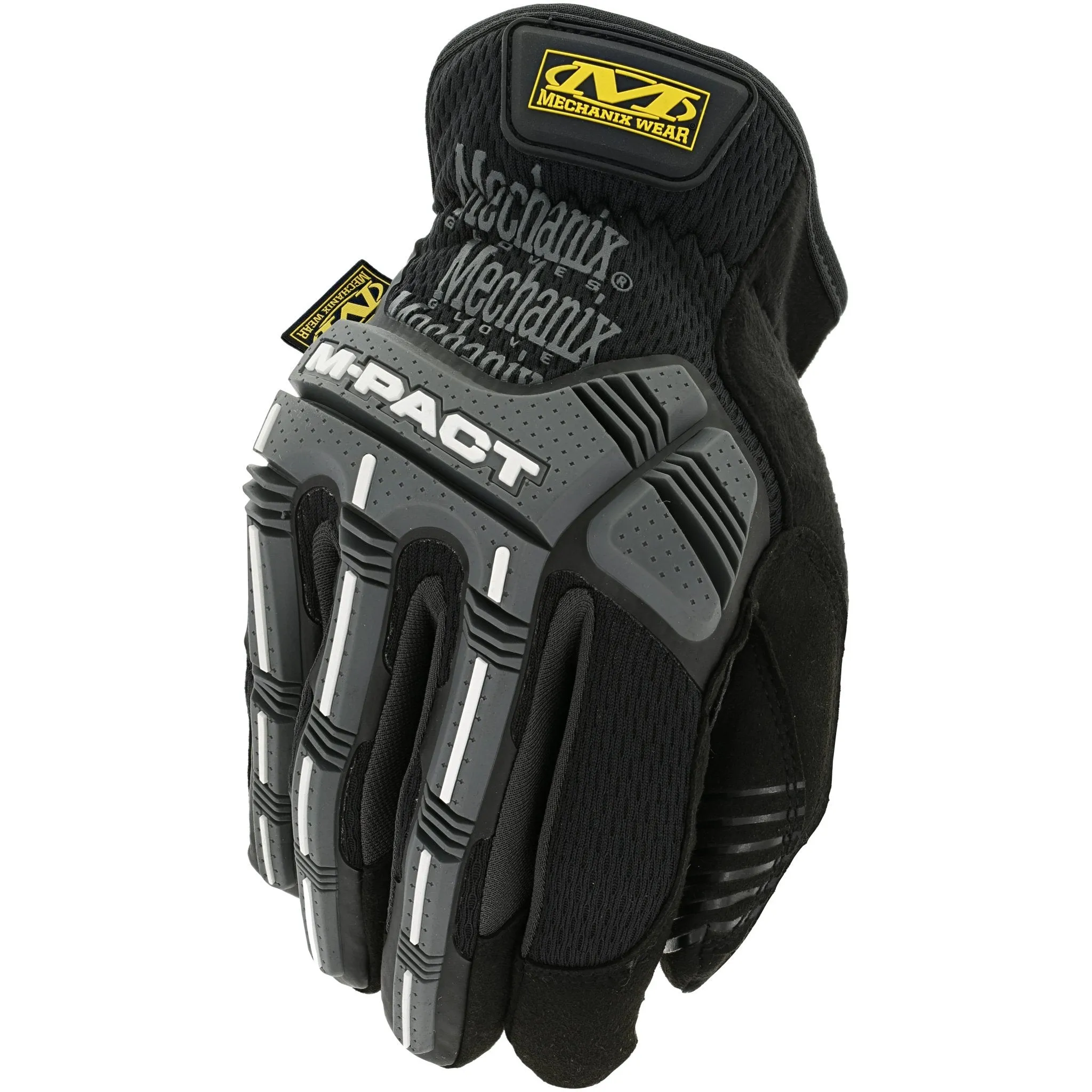 Mechanix Wear M-Pact Open Cuff Impact Resistant Glove Black Grey