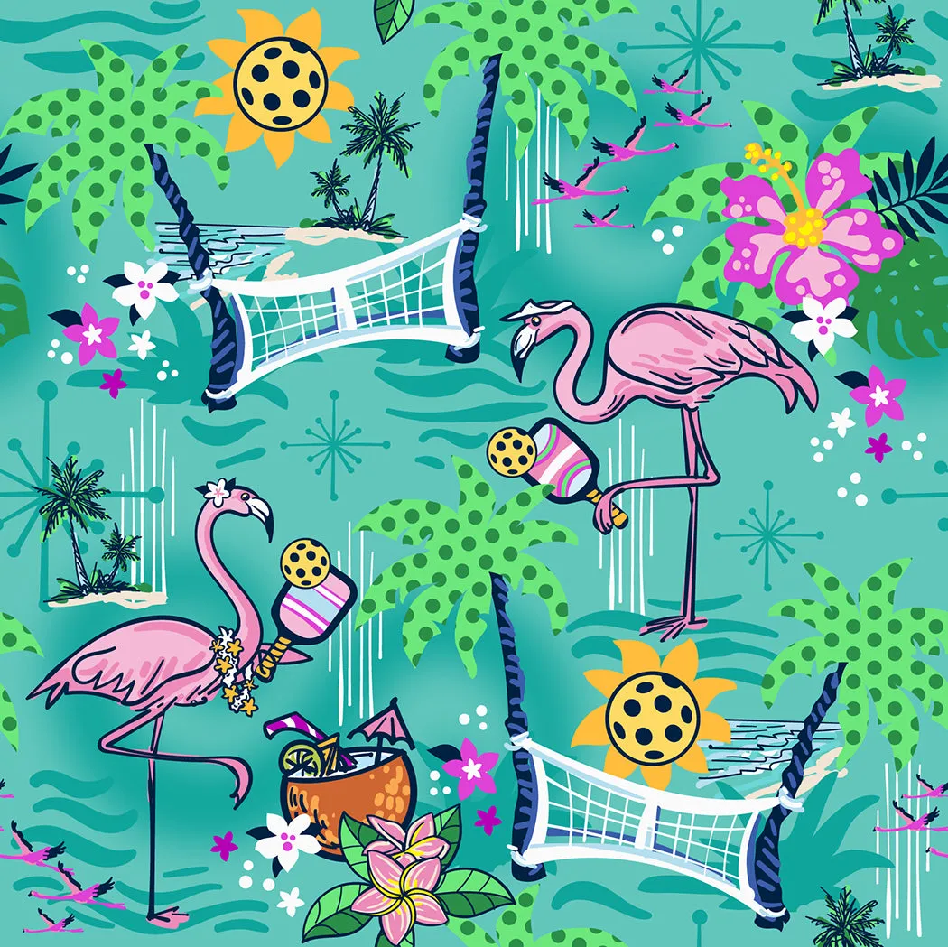 Quilted Ditty Bag in Pickleball Paradise
