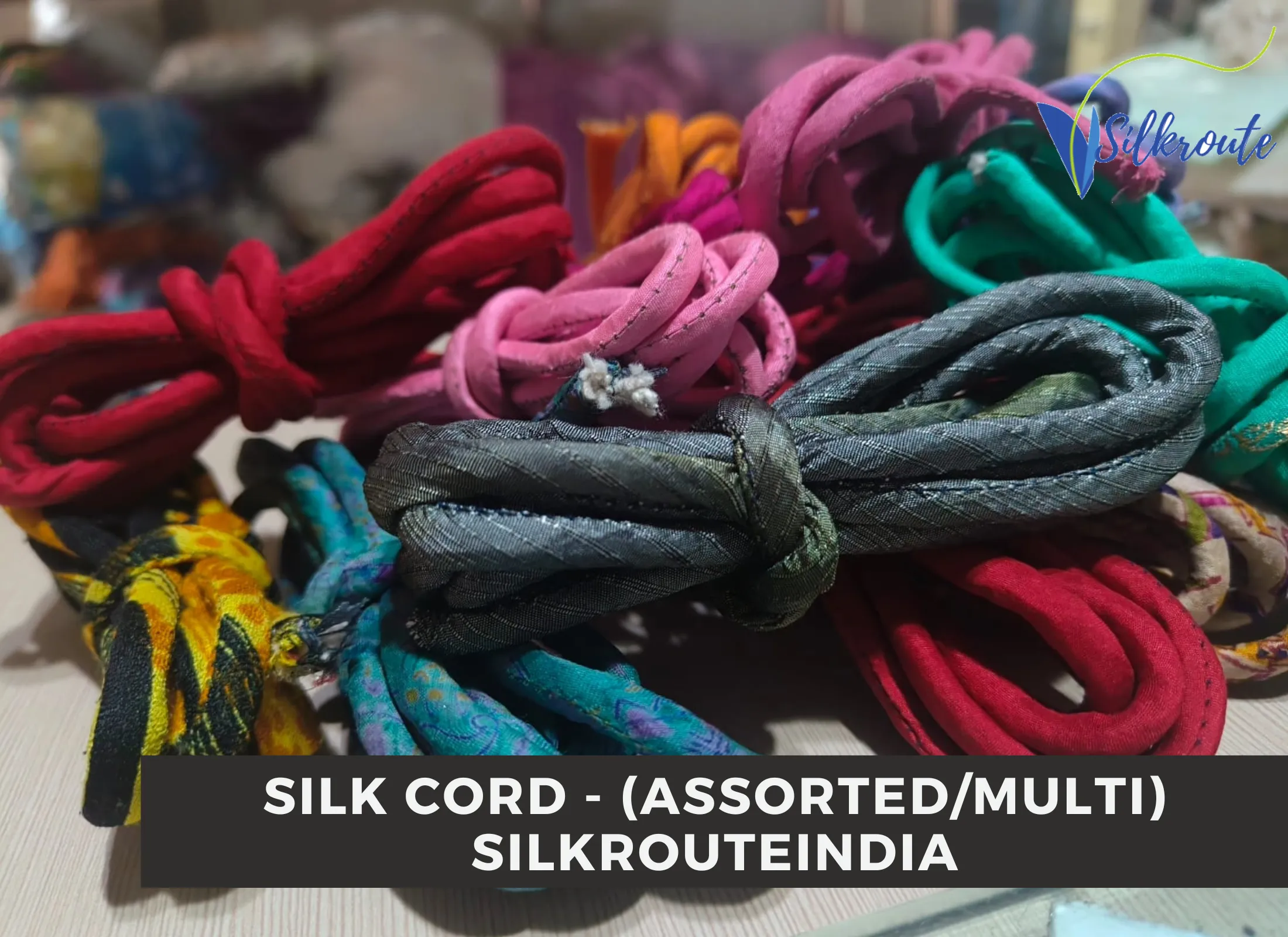 Silk Cord Ribbon - Assorted