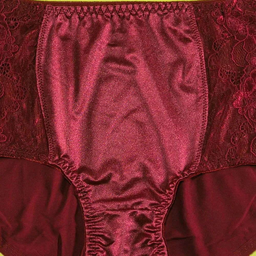 Silk Net Panty Soft Cotton - Flourish Mix Colors Soft Cotton Silk Net Panty - 2372