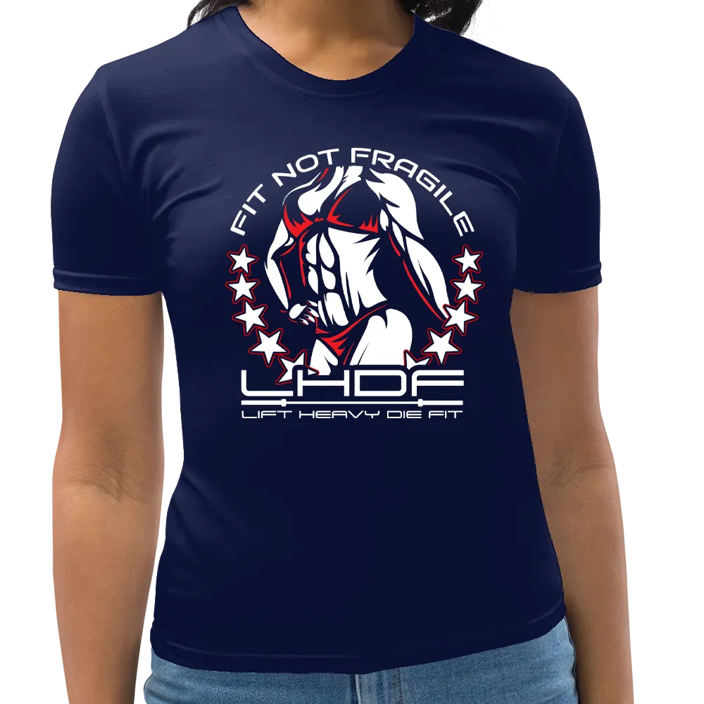 Stylish and Strong: Fit Not Fragile Women's Shirt - Empowering Fitness and Health with Premium Quality Fabric