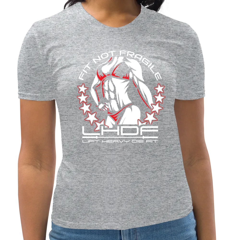 Stylish and Strong: Fit Not Fragile Women's Shirt - Empowering Fitness and Health with Premium Quality Fabric