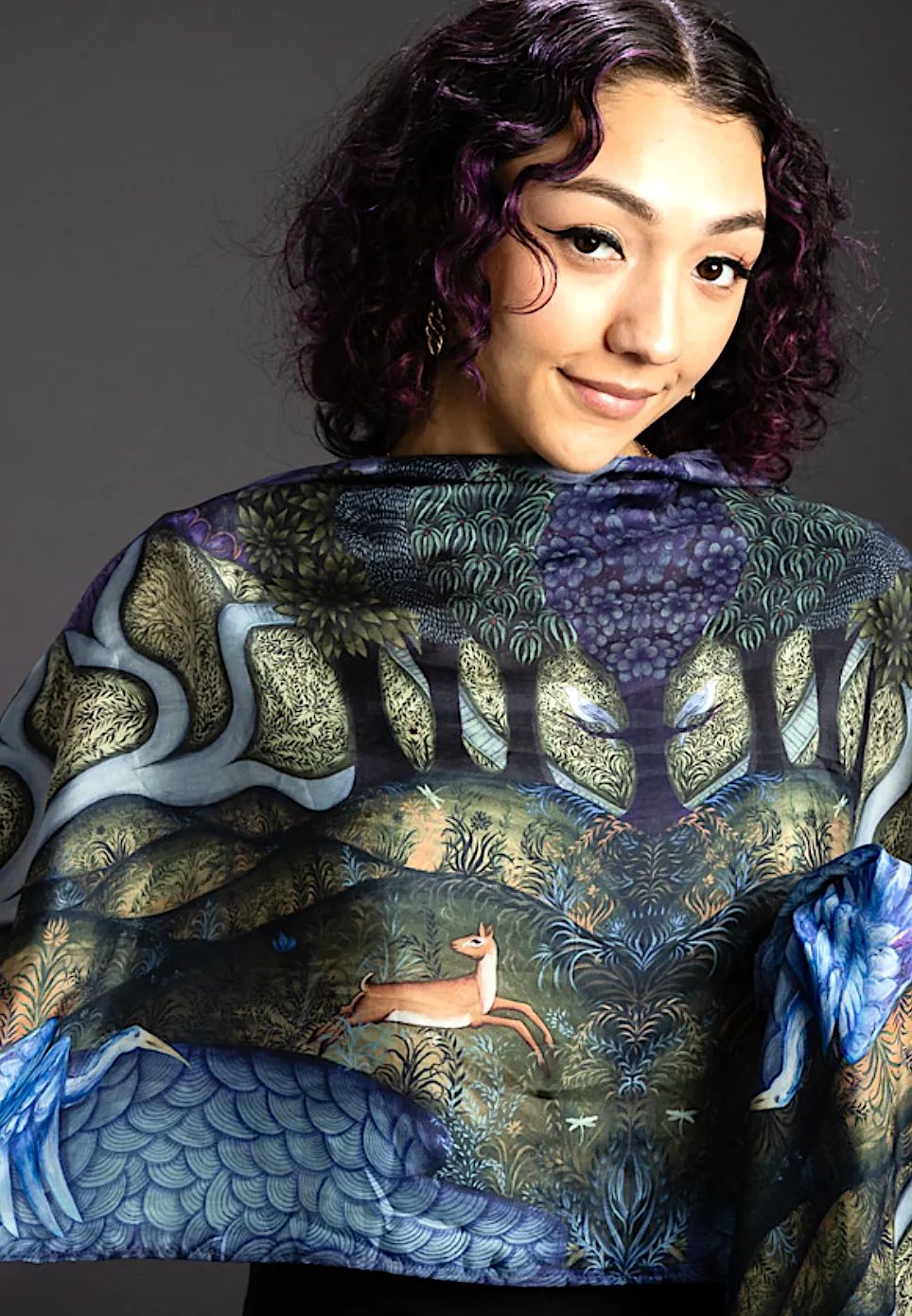 Winter Silk Shawl
